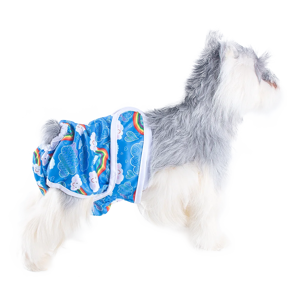 1pc Washable Female Dog Diapers  Doggie Reusable Small Medium Large Dog Diapers for Doggy Puppy Female in Period