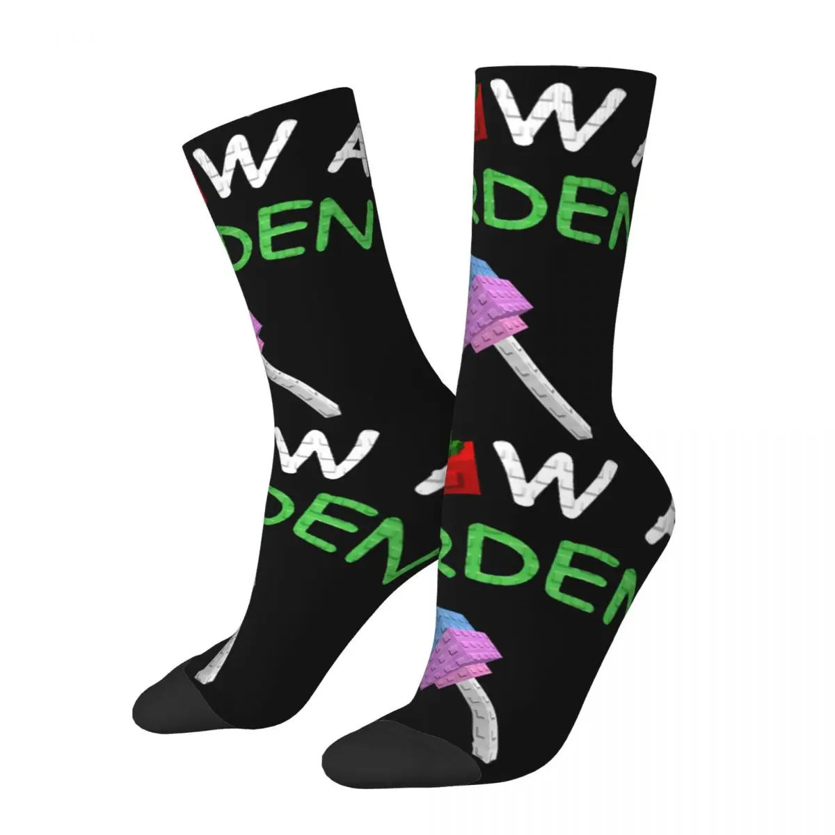 Grow A Garden Candy Blossom Fruit Gamer Stockings Printed Kawaii Socks Autumn Anti Sweat Socks Adults Men Running Medium Socks
