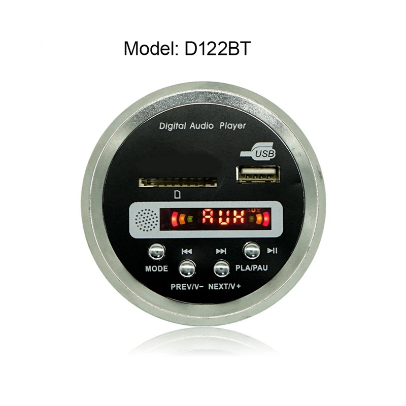 JQ-D122BT With Bluetooth Amplifier MP3 Decoder Board Bluetooth 5.0 Car MP3 Player USB FM Decoder Board Replacement Spare Parts