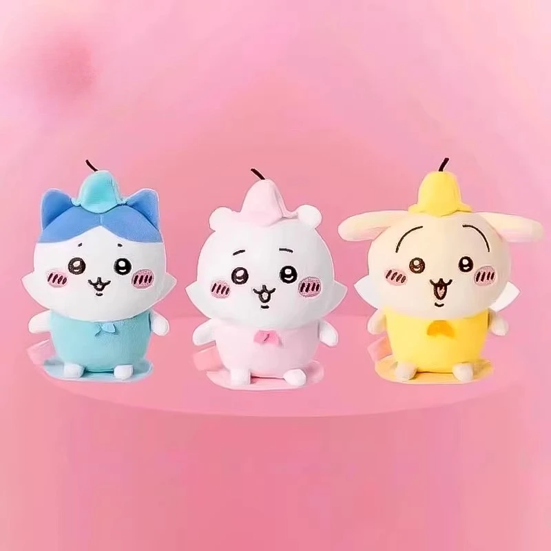 Chiikawa Hachiware Usagi Elf Model Magnetic Sitting Position Plush Doll on Shoulder Kawaii Anime Soft Toy Collectible