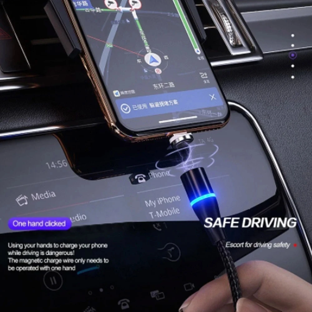 5A المغناطيسي USB نوع C كابل SFC لهواوي 3A تهمة سريع آيفون شاومي سامسونج ممن لهم مايكرو المغناطيس USB كابل ل أندرويد