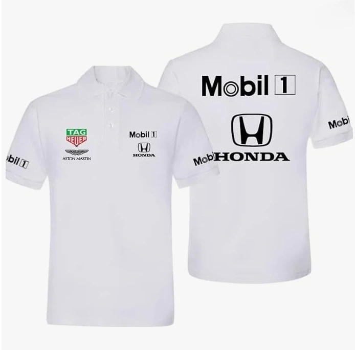 

Honda 26 New Summer Fashion Comfortable Trendy Breathable High-Quality Polo Shirt Sports Cycling Quick-Dry Tee