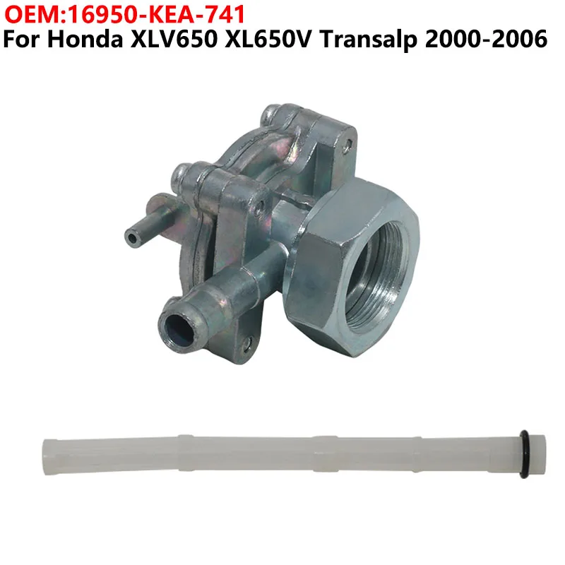 Motorcycle Fuel Tank Switch Gas Tank Valve Cock Petcock Fits Honda XLV650 XL650V Transalp 2000-2006 16950-KEA-741 Accessories
