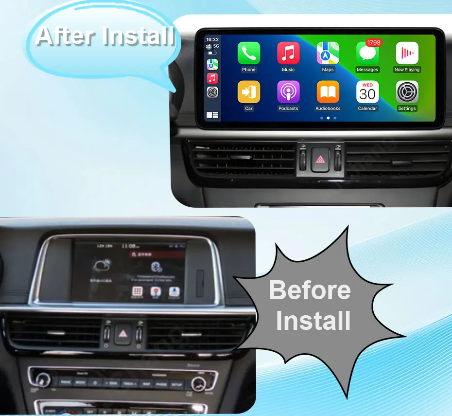 Wireless CarPlay Android 16 12.3