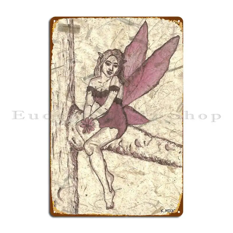 Spring Hope Fairy Metal Sign Club Party Printing Living Room Club Retro Tin Sign Poster