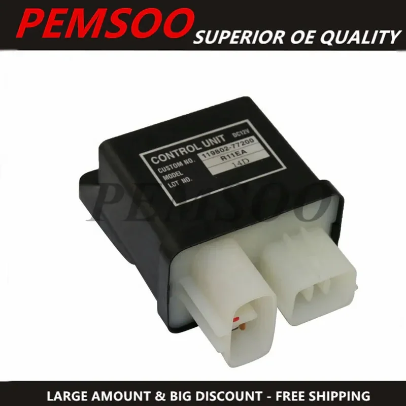 1PC NEW Relay for Yanmar Beater Relay Timer Unit Replaces 119802-77200 12 Volt Relay HC0119 HC0108