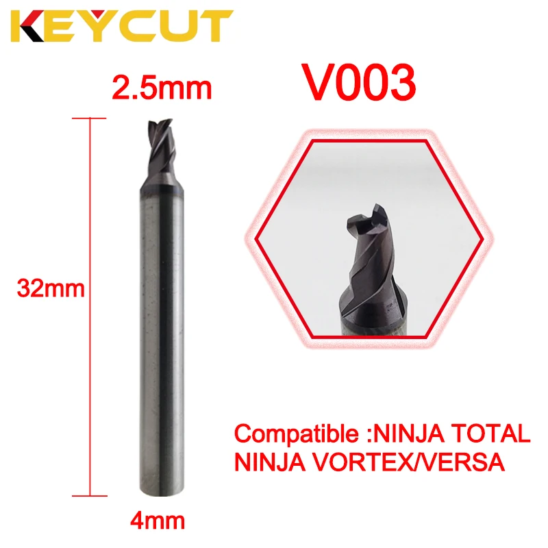 

Keyline Milling Cutter V003 Fits KEYLINE NINJA TOTAL Keyline Vortex KEYLINE Versa Key Machine Aftermarket