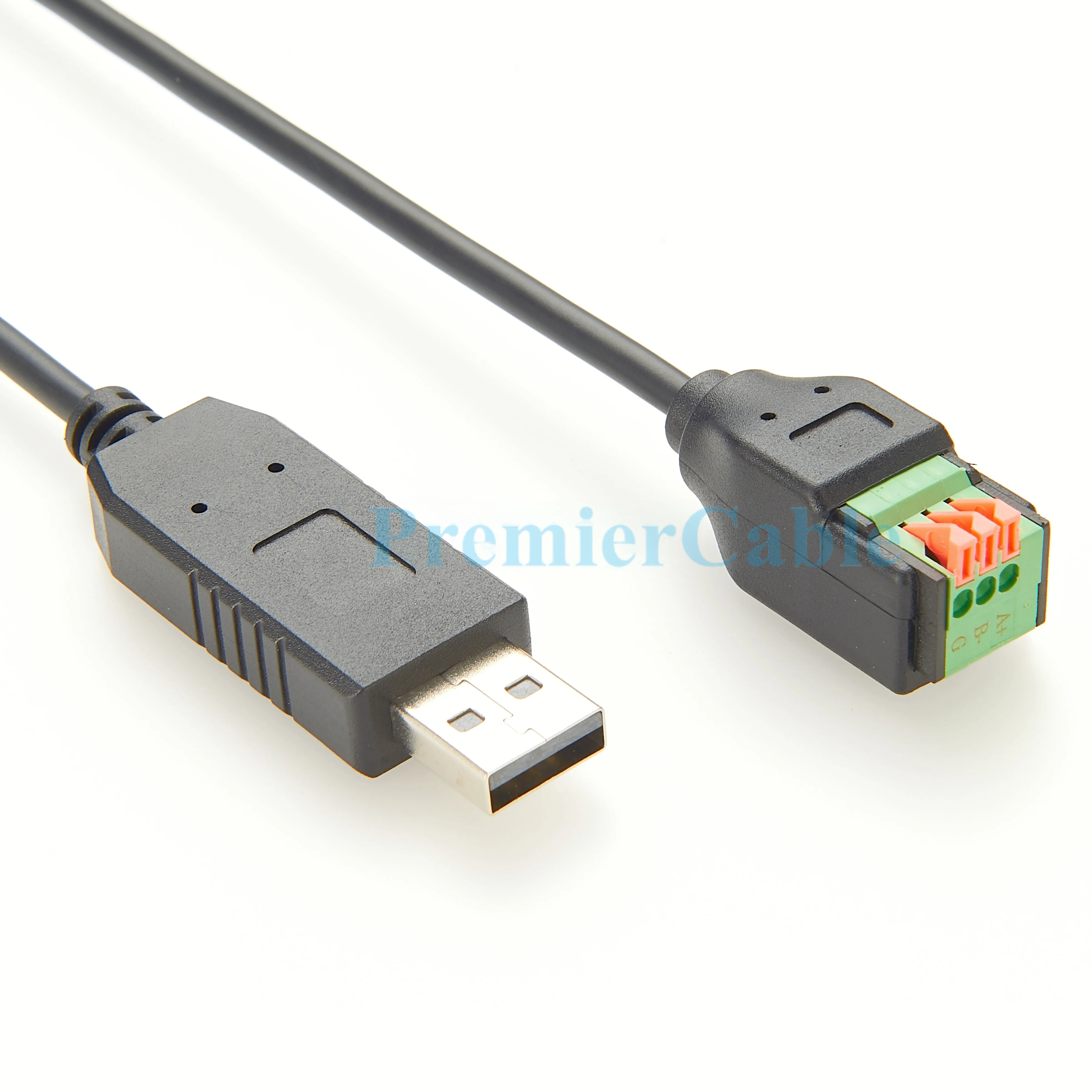 USB to RS485 Serial Cable with FTDI Chip USB A to 3Pin Terminal Block Converter FT232RL RS485 Communication Board Serial Adapter