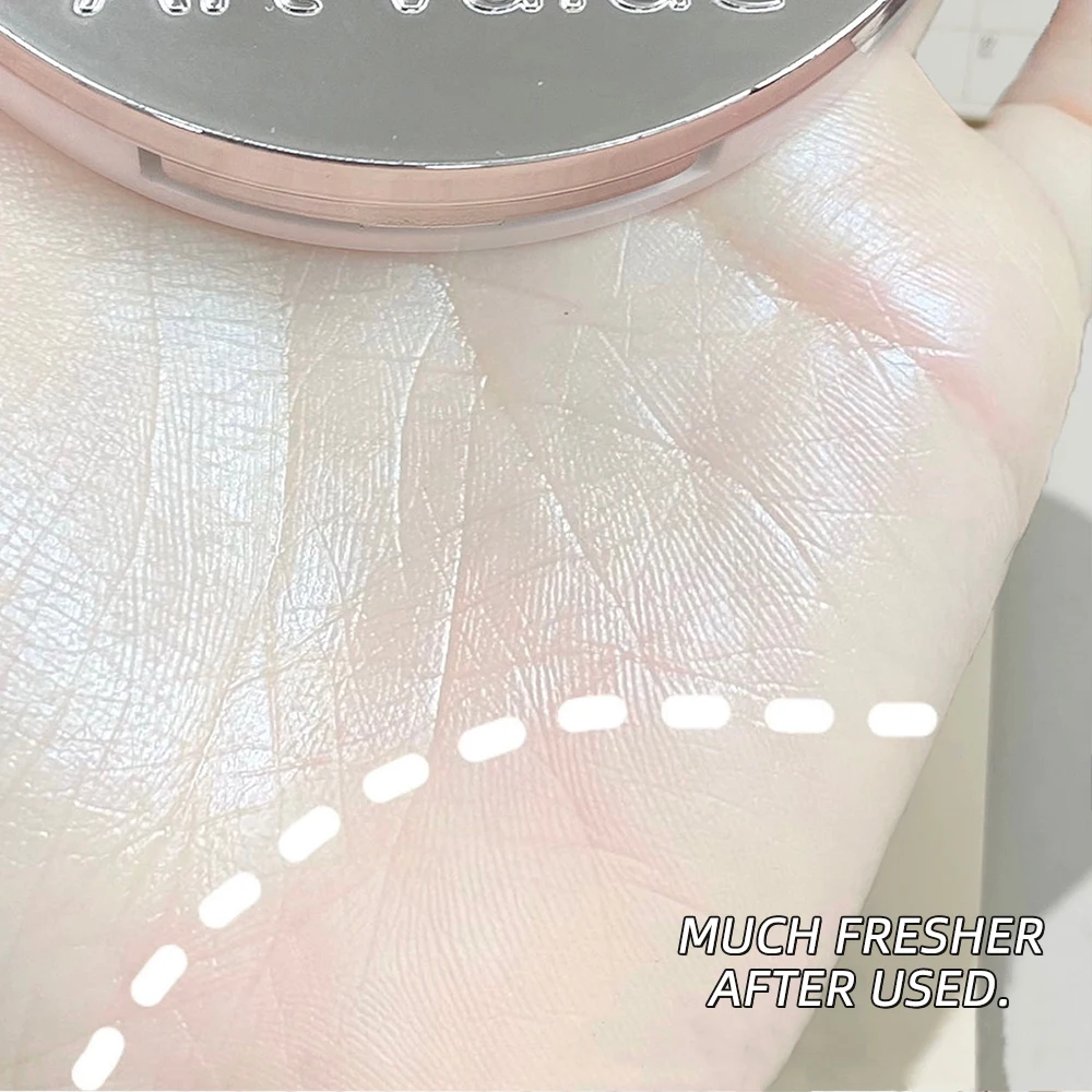 Polvere pressata opaca per il controllo dell'olio naturale Cosmetici per la copertura della polvere per il viso leggera impermeabile a lunga durata per le donne