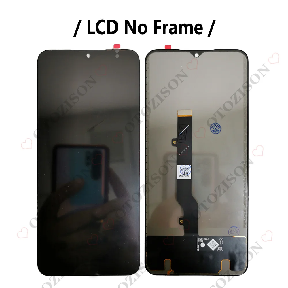 Incell For Infinix Note 12 Pro 4G LCD With Frame X676B Display Note12 (2023) X676C Screen Touch Digitizer Assembly Replacement