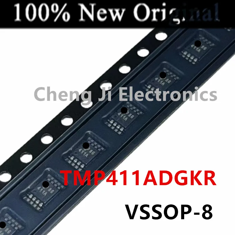 10PCS/Lot   TMP411ADGKR   411A 、TMP435ADGSR   DTPI   New digital temperature sensor chip  TMP411ADGKT、TMP435ADGST