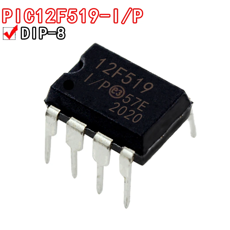 2Pcs Pic12F519-I/P …