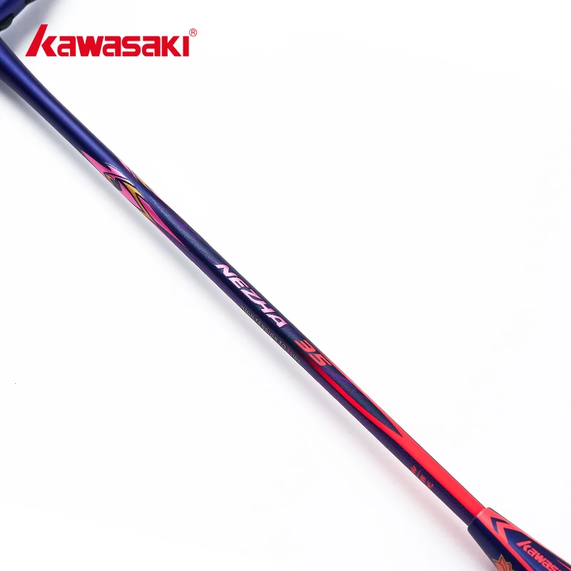 Kawasaki 5U Badminton Racket Professional Super Light Offensive Type High Graphite Badminton Racquet For Training NeZha 35