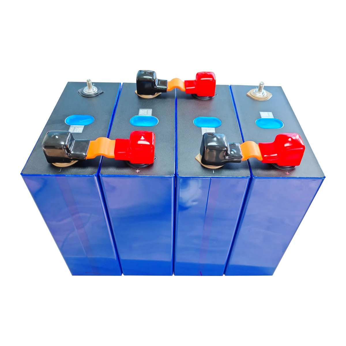 Flexible Busbar Lifepo4 Battery Terminal Solid Bus Bar Insulation Nuts PVC Covers Boots Protection 150Ah 320AH Connecting Copper