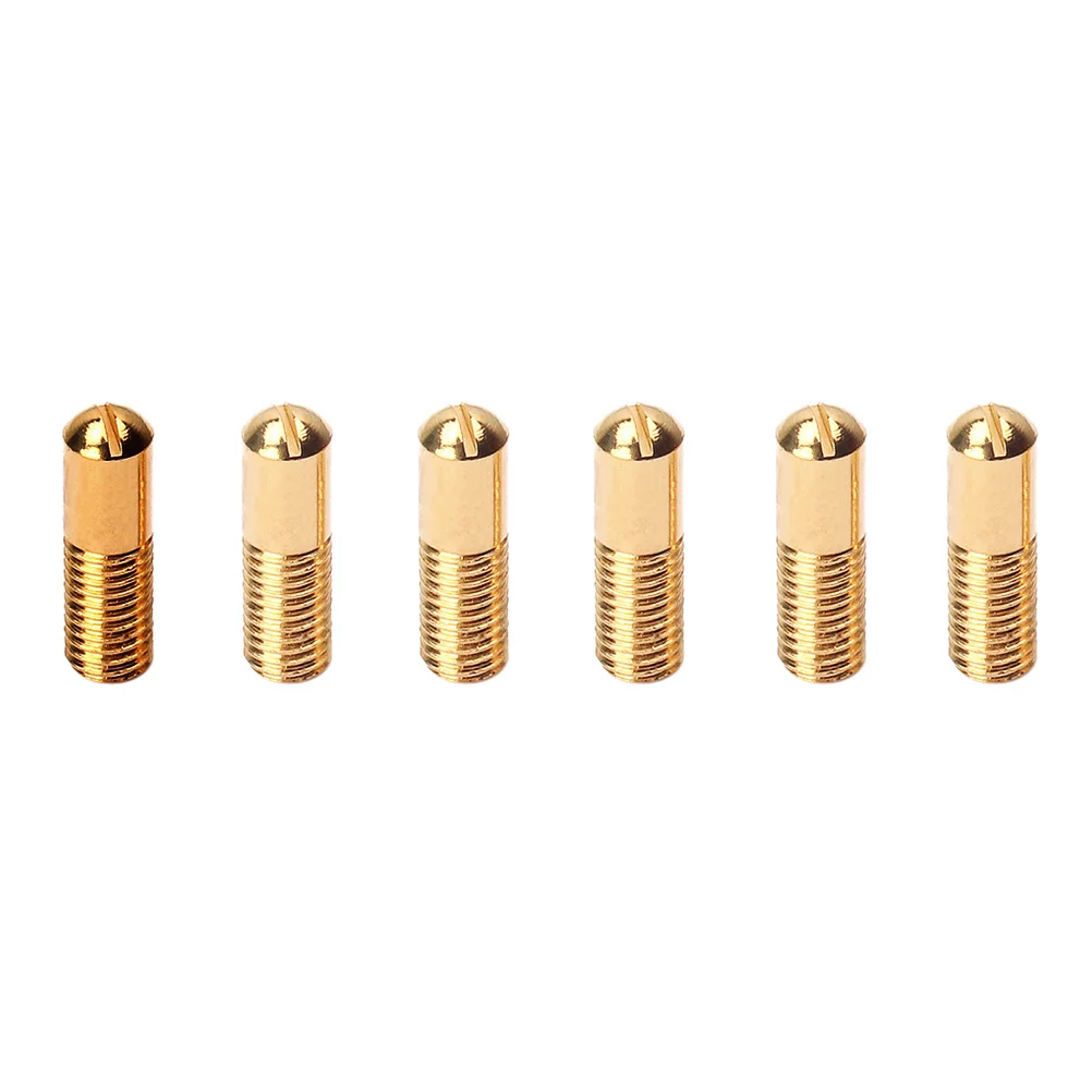 

6pcs Gold Plated Metal Rust Resistant For Guitar Accessories Humbucker Mounting Humbucker Screws Pickup Screws