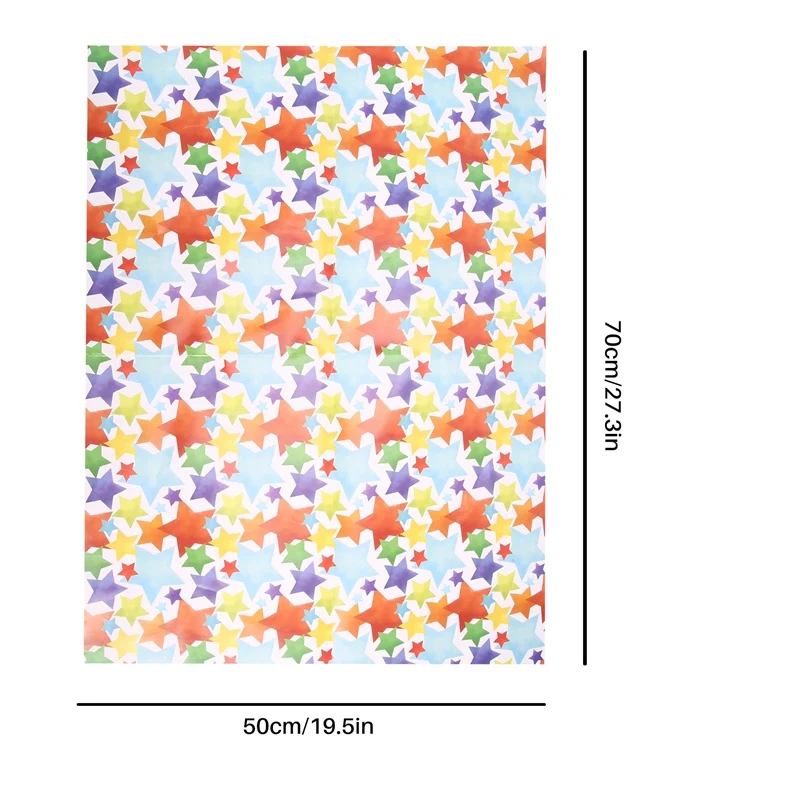 ورق تغليف لمناسبات تزيين أعياد الميلاد ، قابل لإعادة التدوير ، قوس قزح ، النساء ، الفتيات ، الأولاد ، هدايا الأطفال ، ورق التغليف