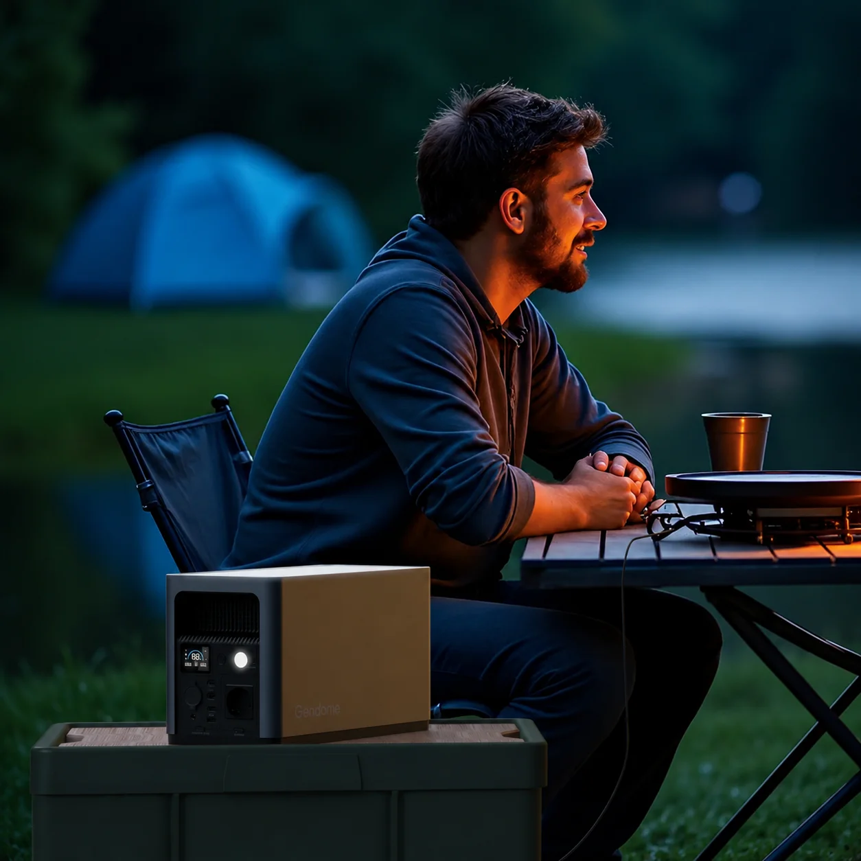 Custom‑Made 2000W Outdoor Portable Power Station Camping Mobile Charging Power Bank
