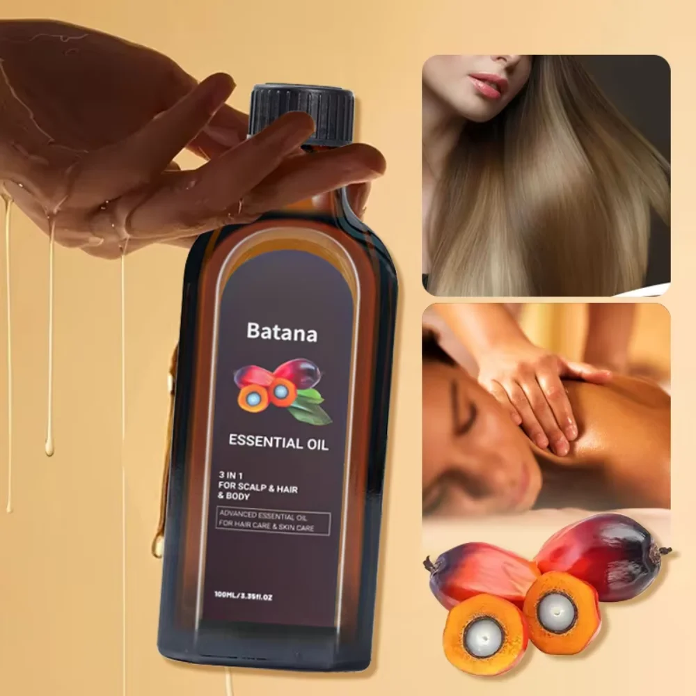

Batana Tree Oil Dual Oil Control Moisturizing Essential Oil Soft Smooth Frizz Damaged Repair Active Skin Care