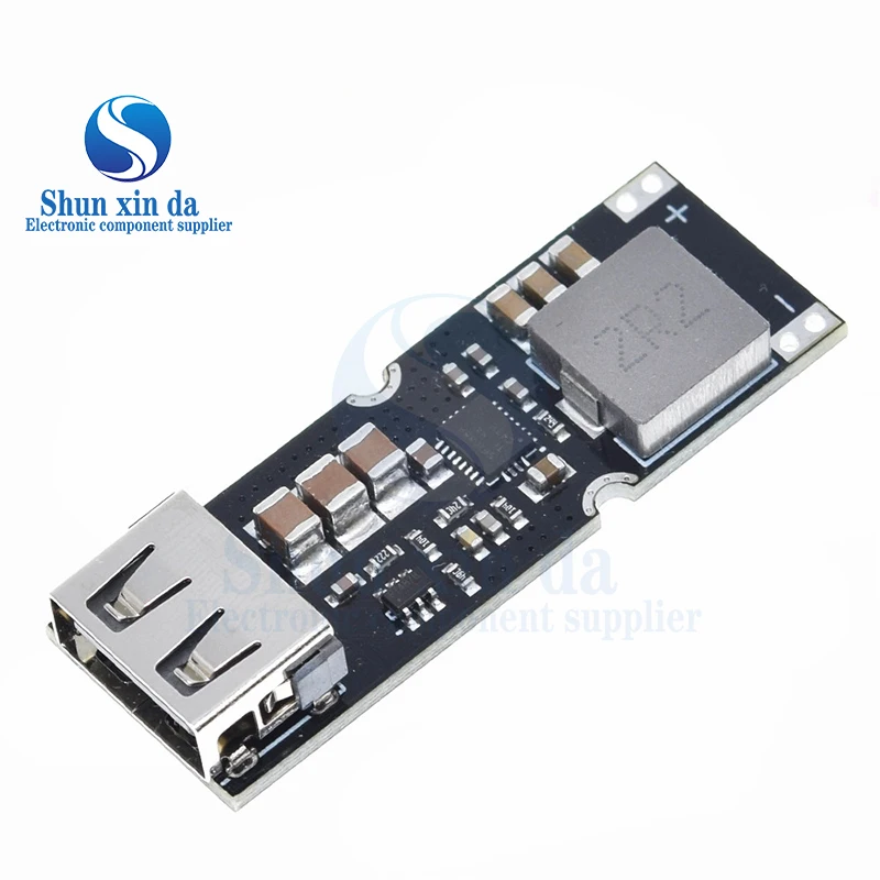 QC2.0 QC3.0 TPS61088 Single Cell Lithium Battery Boost Power Module Board 3.7V 4.2V Liter 5V 9V 12V USB Mobile Phone Fast Charge