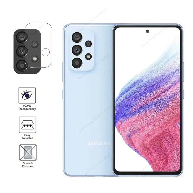 4 IN 1 HD Glass For Samsung Galaxy A53 A54 A55 5G A33 A73 A31 A51 A23 A24 A12 A32 A52 A13 A15 A25 A35 Screen Lens Protector Film