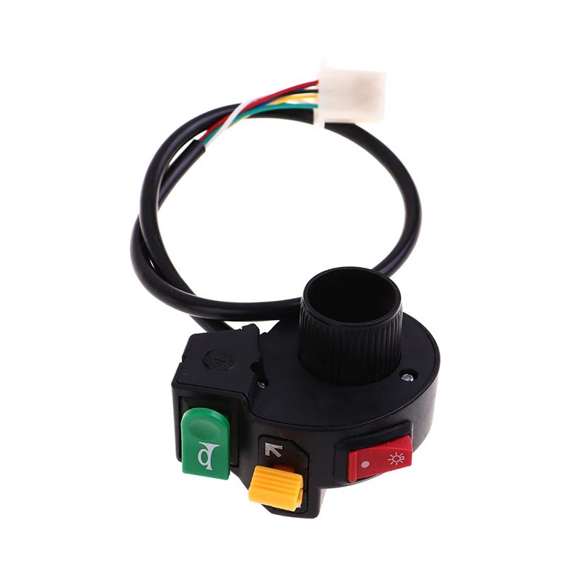 Motorcycle Handlebar Horn Turn Signal Head Light Beam Kill Switch 3 In 1 E-bike Scooter Motor Power Switch