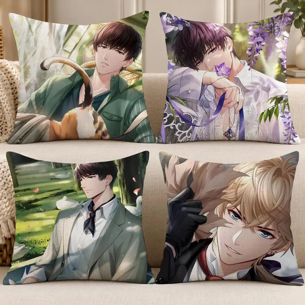 Game Adventure M-Mr Love Queen's Choice Cushion Cover Soft Short Plush throw pillow Sofa Bedroom Den Car Dorm Decor Gifts