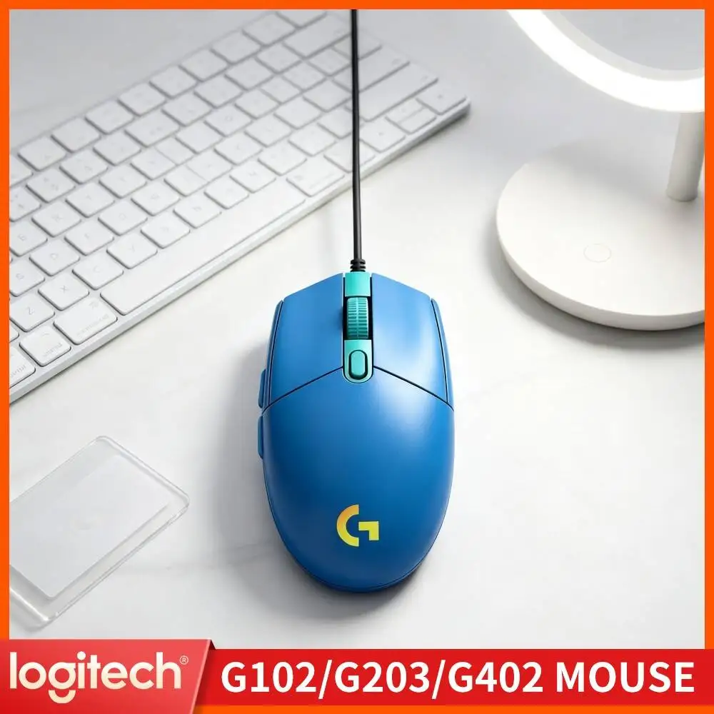 Logitech G102 Prodigy Gaming Mouse,Six Programmable Buttons,Lightweight Body,Smooth Tracking For Laptop And PC Gamers
