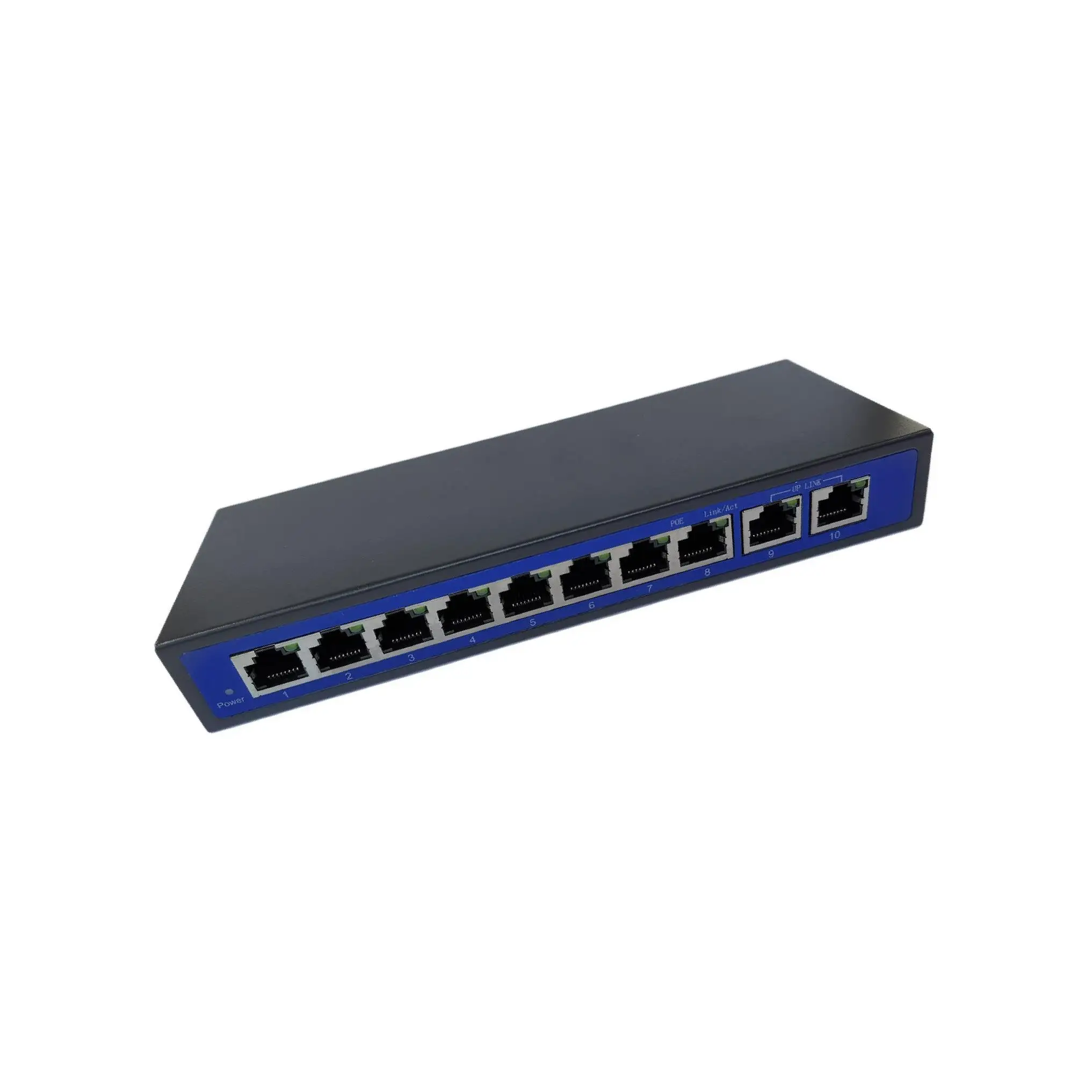 

9 Port 10/100Mbps 8 POE Port & 2 Uplink Power Over Ethernet Switch Adapter