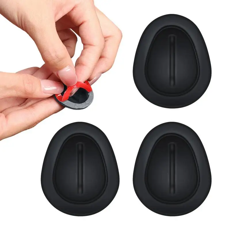 Limitador de portavasos de coche, almohadilla de límite de ranura de taza de agua automática de silicona autoadhesiva, limitador de deslizamiento de ranura de consola de botella de coche, 3 piezas por juego