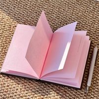 Strawberry Chocolate Notebook A6 - Cute Pink Planner, Kawaii Journal for Notes, Travel Diary, Gift for Girls
