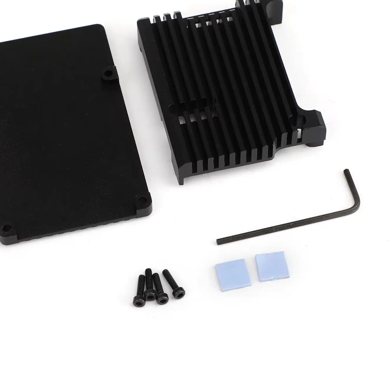 

Алюминиевый корпус Raspberry Pi, охлаждающая защитная коробка с 2-мя вентиляторами ШИМ для Raspberry Pi 5