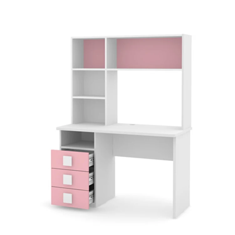 고품질 가족용 어린이 공부 책상, 대용량 책장 포함