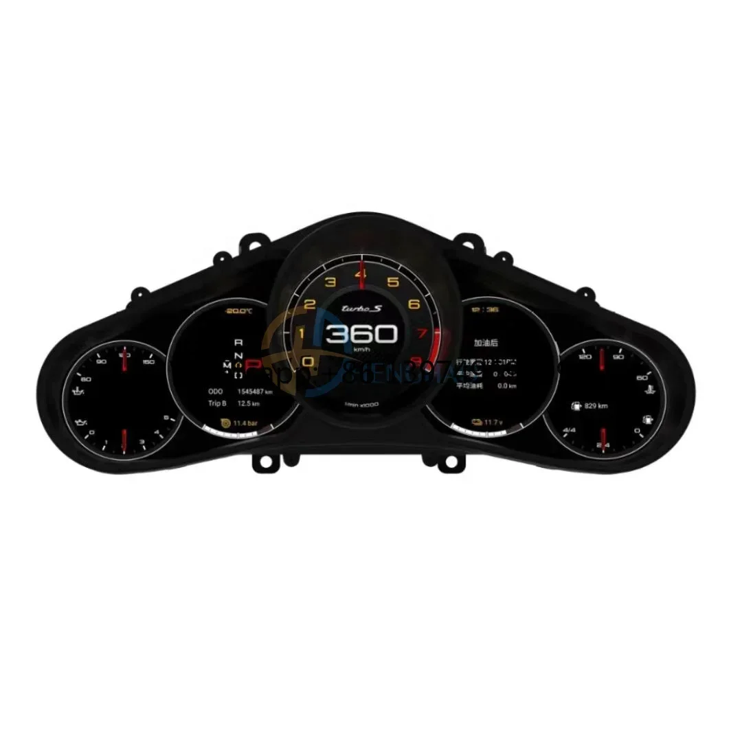 Digital Cluster Car Display Screen Speedometer LCD Dashboard Fit for Porsche Cayenne 2010-2016 Upgrade