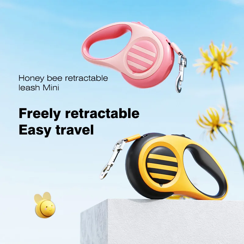 

3M 5M automatic retractable dog leash LED lighting is suitable for cats and dogs flexible walking and running leash