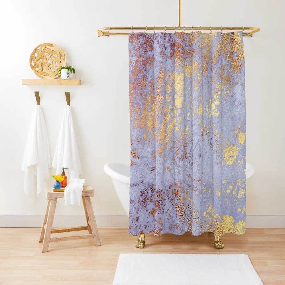 

Purple Faux Marble with Gold Veins Shower Curtain Bathroom Shower Shower Set For Bathroom Bathroom Deco Anime Curtain