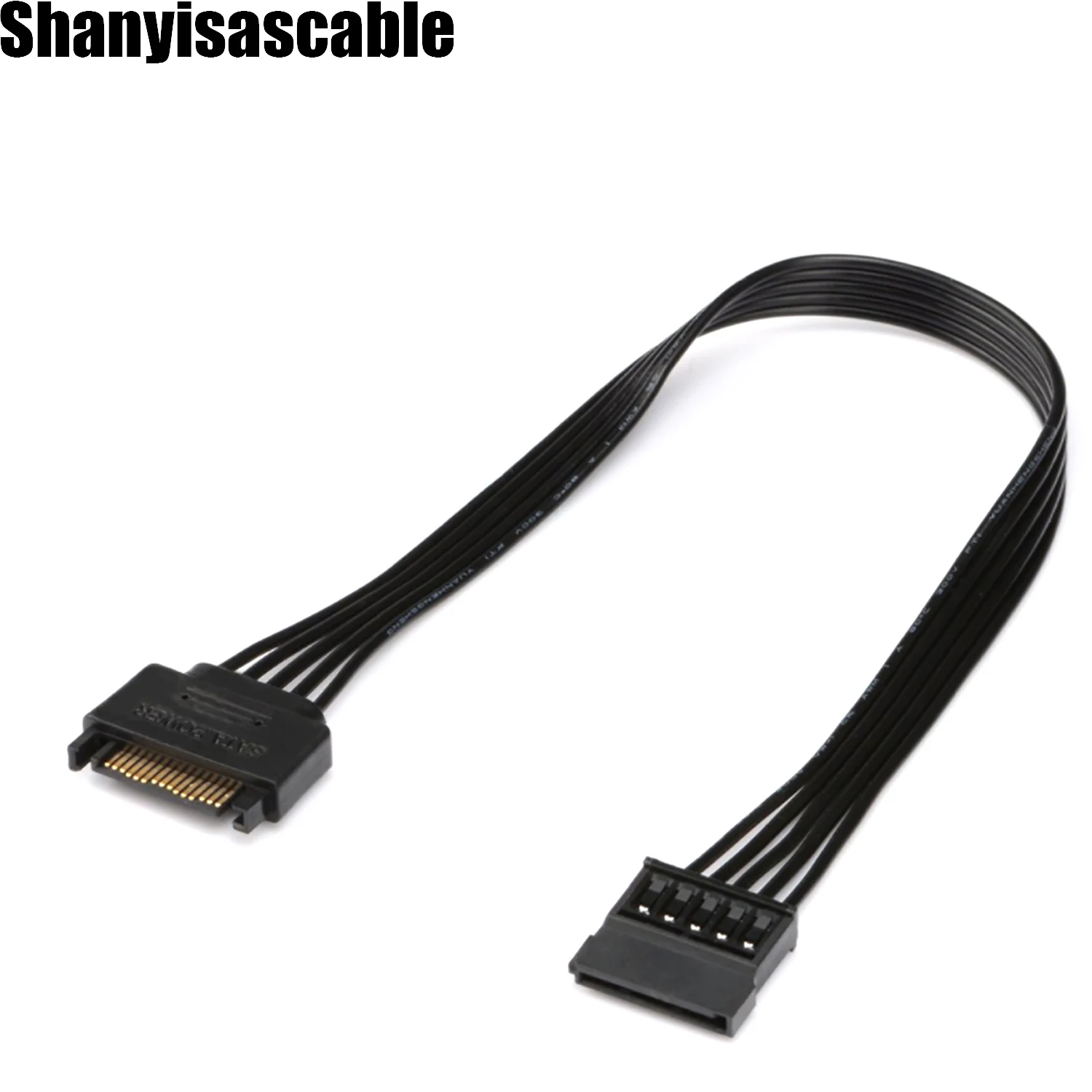 0.3M SATA Power Extension Cable  Sata Male to Female Cable, Sata Power Cable Extension