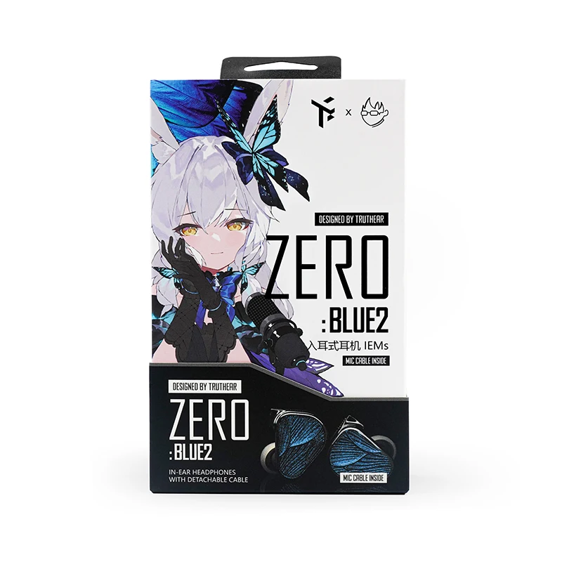 TRUTHEAR X Crinacle Zero:BLUE2 Earphone Wired In-Ear HIFI Music
