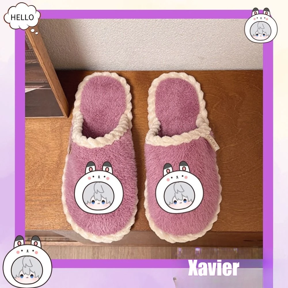 Presale Love and Deepspace Fan Made Plush Cotton Slippers Rafayel Sylus Zayne Xavier Anime Indoor Home Slippers Warm Comfortable