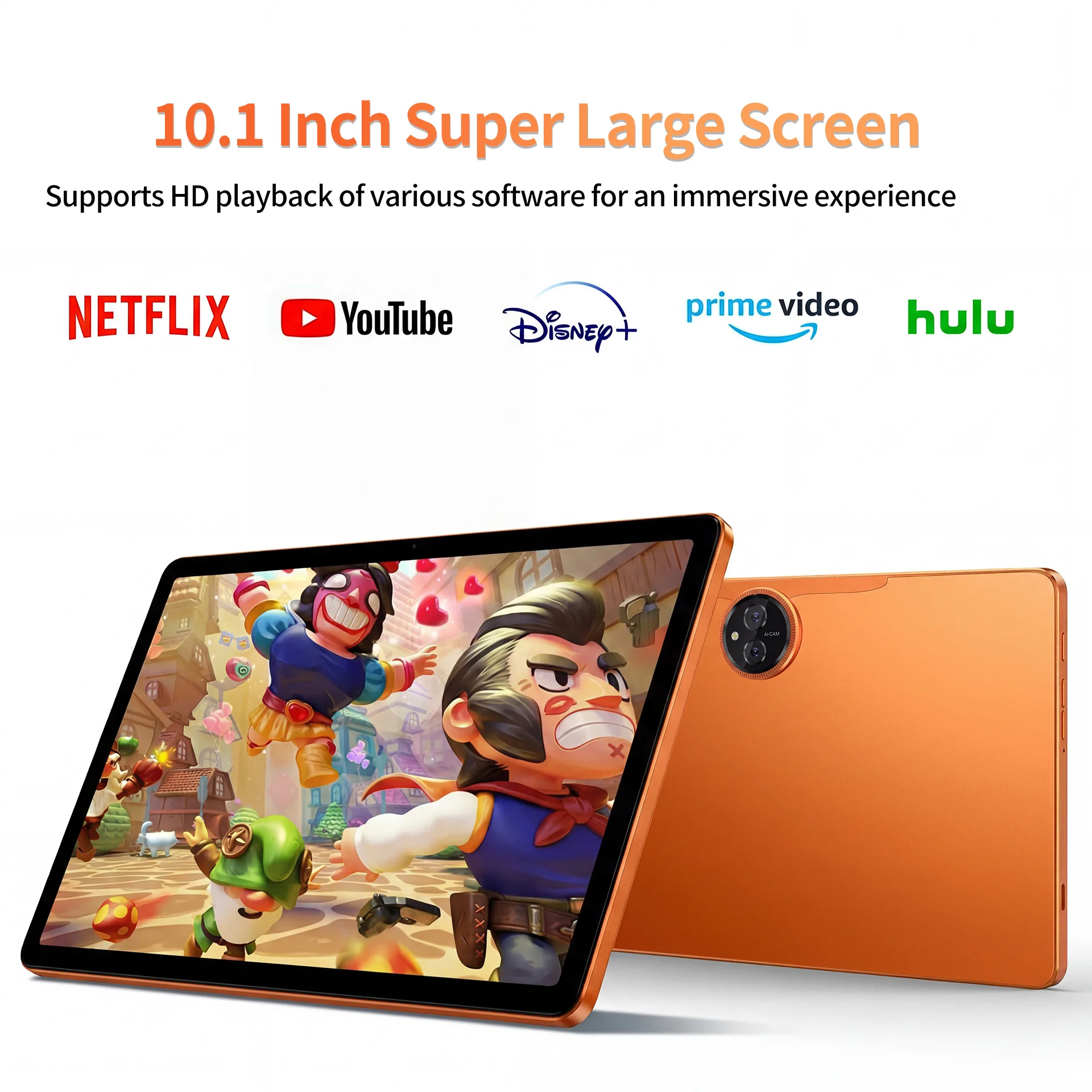 New 10 Inch Tablet PC Octa Core 4G Phone Call 8GB/128GB Google Play Dual SIM Phone Call Bluetooth WiFi Tablets 10.1 Android 13