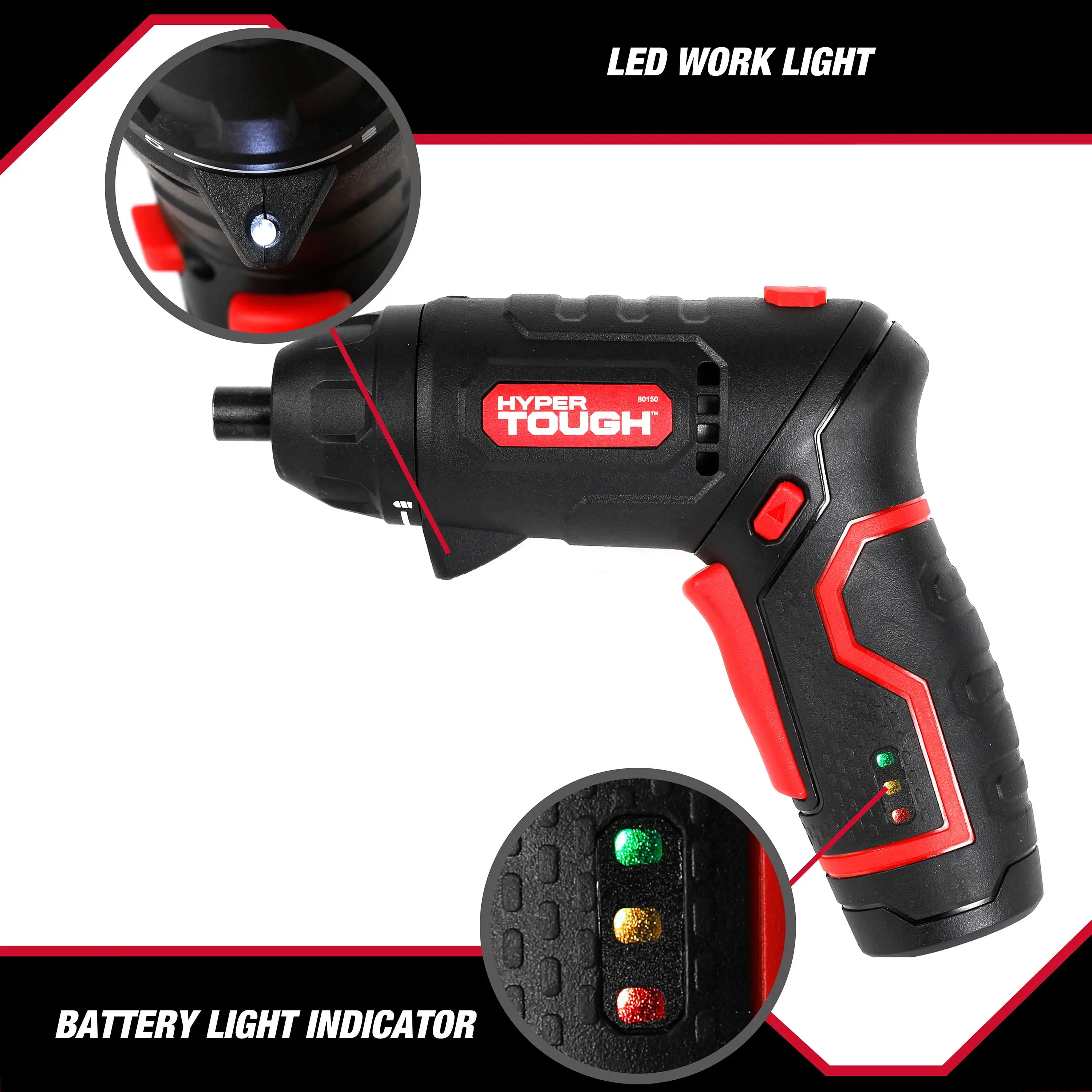 4볼트 최대 리튬 이온 무선 회전식 드라이버(충전기 포함)