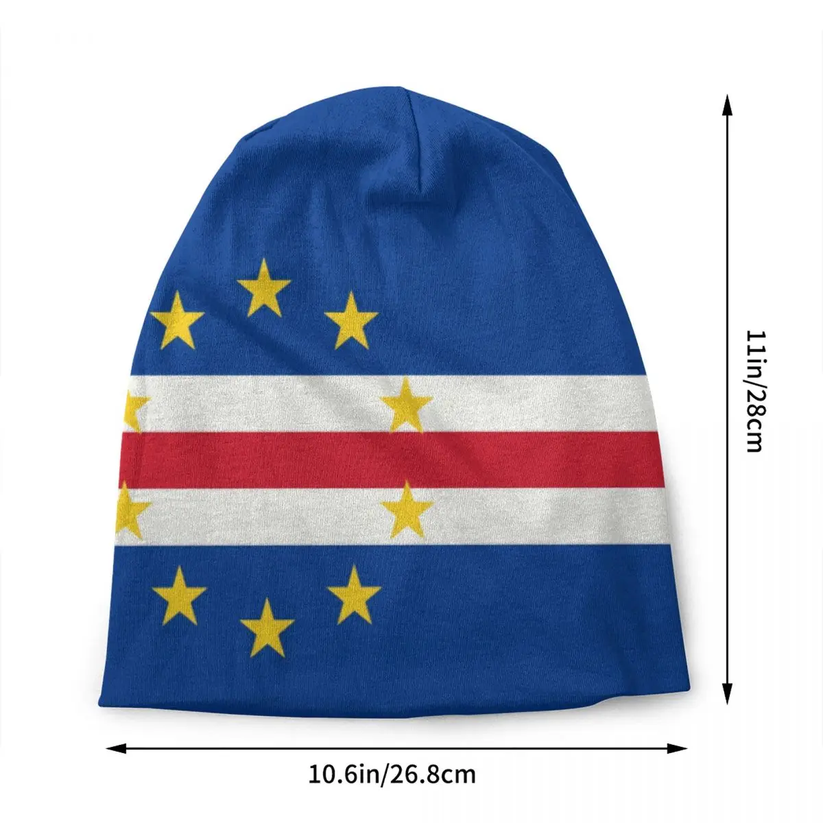 Cape Verde Flag Skullies Beanies Caps Men Women Unisex Cool Winter Warm Knitting Hat Adult Bonnet Hats