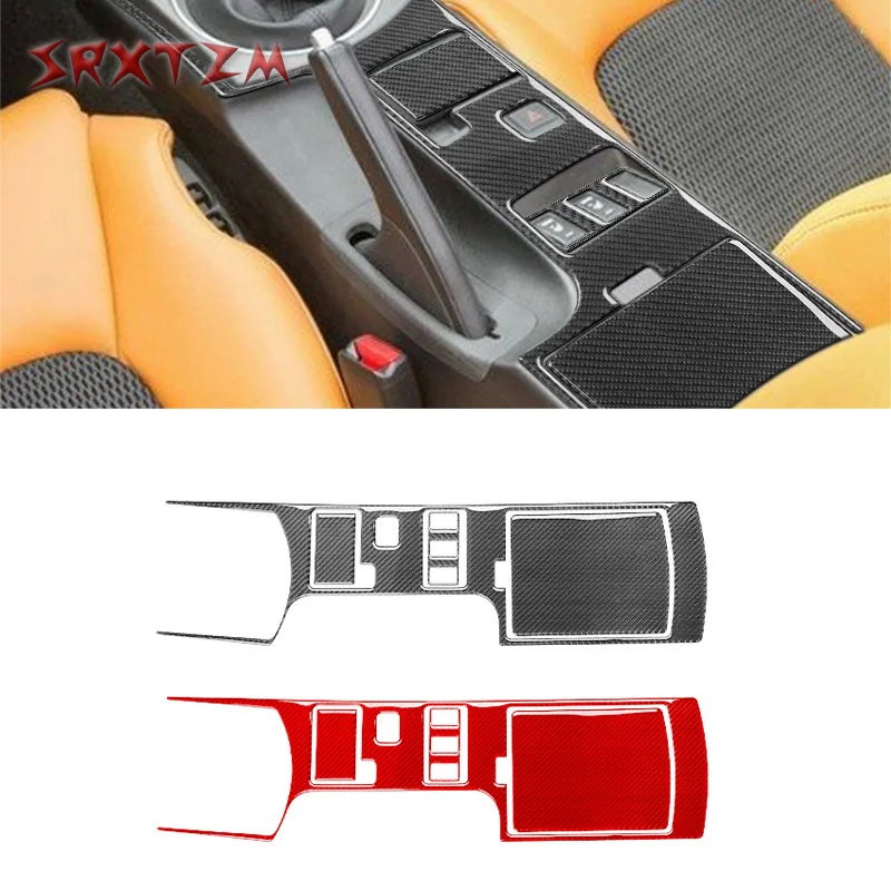 

For Nissan 350Z Z33 2003-2005 Carbon Fiber Car Styling Center Console Storage Box Panel Decoration Cover Sticker Trim
