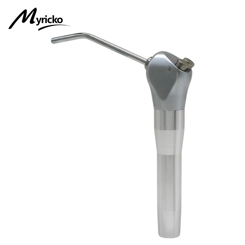 Seringa tripla de 3 vias para spray de água e ar dental com 2 bicos, equipamento de limpeza para dentista, modelo de ensino, estilo clássico