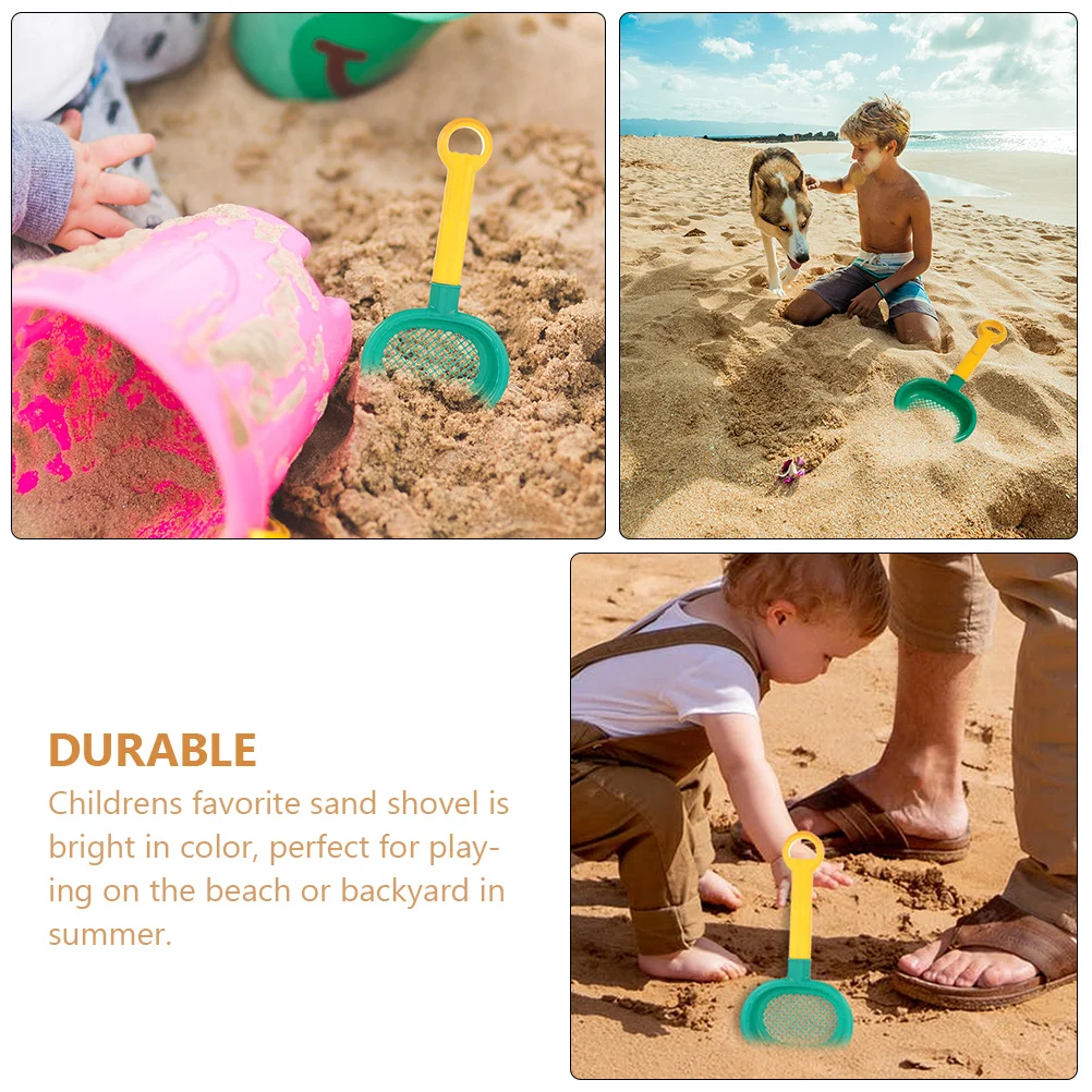 Jouets d'extérieur d'été pour enfants, 5 pièces, jaune, plastique, sable, plage