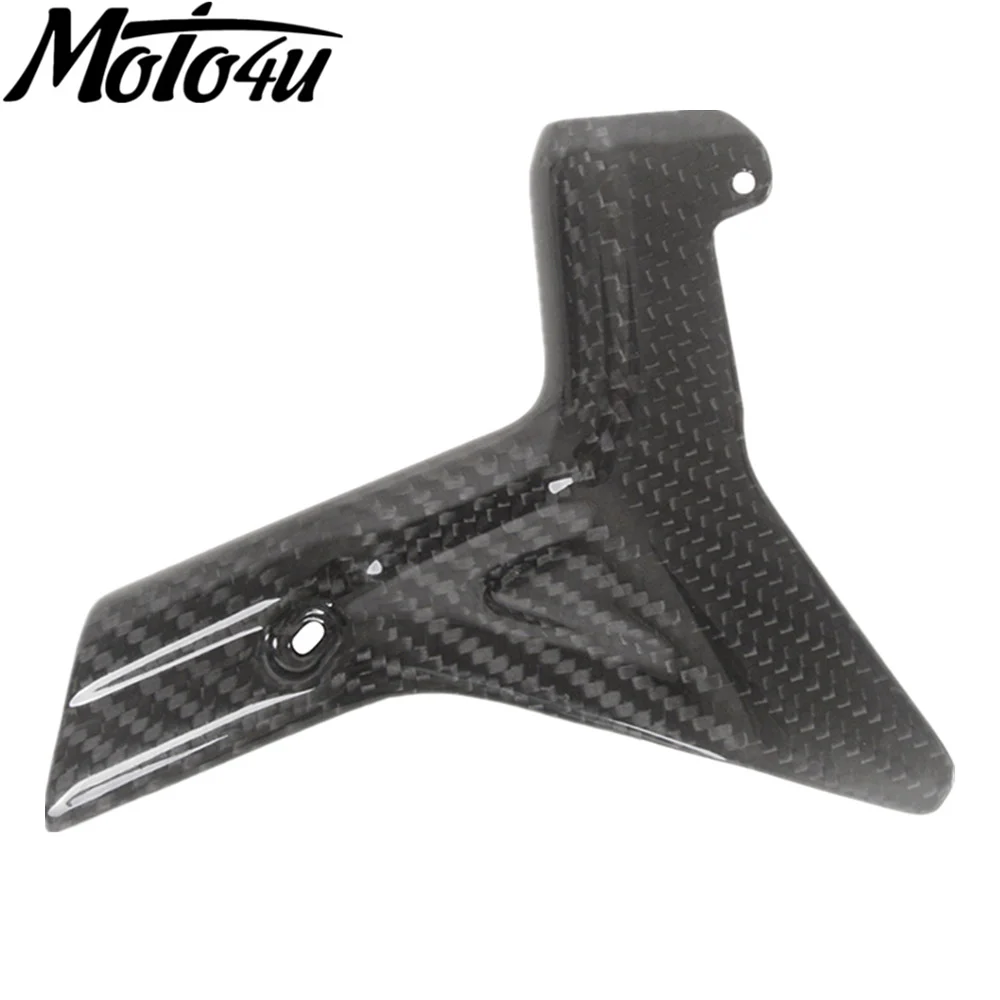 For Ducati SuperSport 2017 2018 2019 2020 2021 Motorcycle Carbon Fiber Side Panel Fairing Cowling Gloss Modification Guard