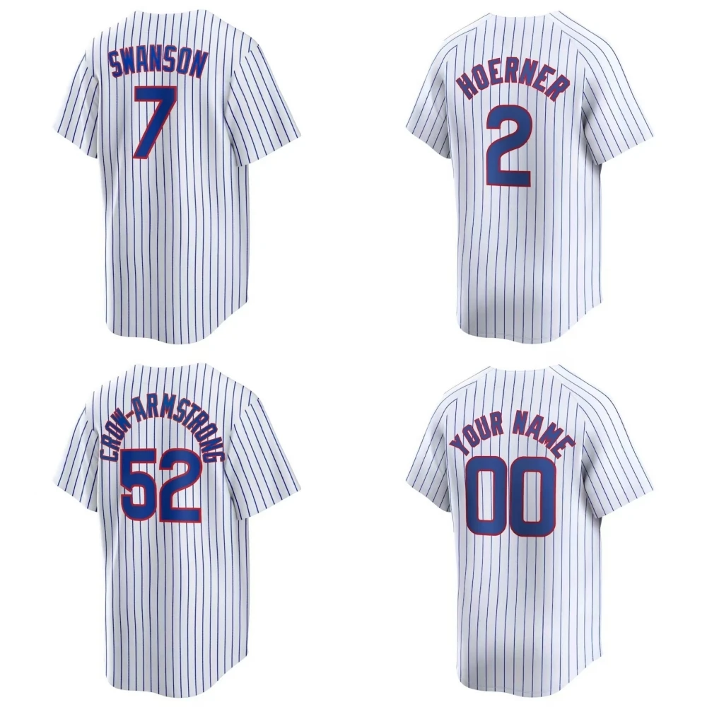 Wholesale Stitched Chicago Baseball Jersey Swanson Suzuki Imanaga Baseball Shirts