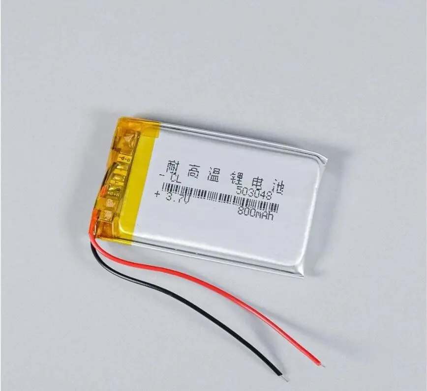 1PCS/LOT High temperature 503048 for vehicle recorder 3.7V lithium polymer battery 800mah