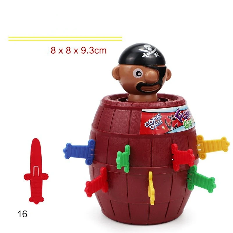 1 pièces seau de Pirate insérer épée astuce jouet Pirate oncle insérer épées seau couteau tirelire créativité soulagement du Stress jouets
