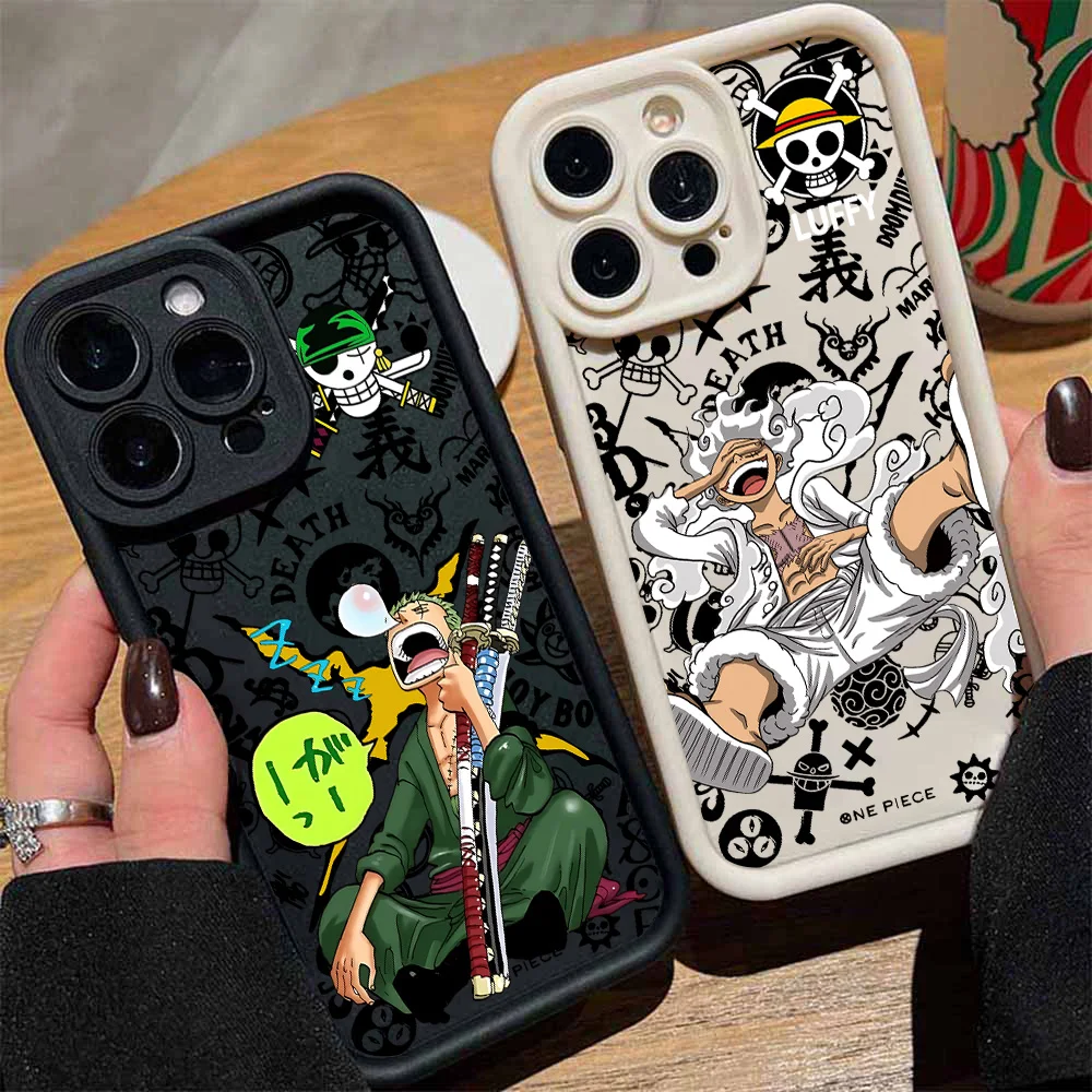 Anime O-Ones Pieces Luffys Zoros Phone Case For Xiaomi Mi 15T 17 15 14 13 14T Lite Poco M7 F7 M6 X8 X7 Pro Max Ultra 4G 5G Cover