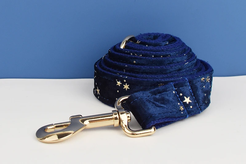 Luxus Mode Haustier Zubehör benutzer definierte Design Logo schwarz unten Blume Sublimation Hunde halsband Leinen Geschirr Bogen Set star01 – Detail 3